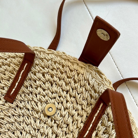Leonor Greyl Paris Straw Bag - Picture 2 of 5